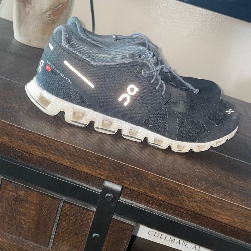 On clouds. Still good condition just bought a new pair
